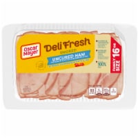 Oscar Mayer Deli Fresh Smoked Uncured Ham Sliced Lunch Meat Family Size