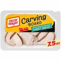 Oscar Mayer Carving Board Applewood Smoked Turkey Breast Thin Sliced Lunchmeat 7.5 oz Perspective: Main