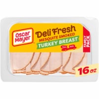 Oscar Mayer Deli Fresh Mesquite Smoked Turkey Breast Sliced Lunch Meat Family Size