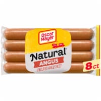 Oscar Mayer Natural Selects Bun-Length Angus Beef Uncured Beef Franks Hot Dogs