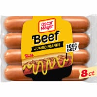 Oscar Mayer Jumbo Uncured Beef Franks Hot Dogs