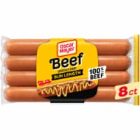 Oscar Mayer Bun-Length Uncured Beef Franks Hot Dogs