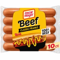 Oscar Mayer Classic Uncured Wieners Hot Dogs 10 ct Harris Teeter