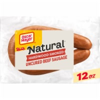 Oscar Mayer Natural Selects Hardwood Smoked Uncured Beef Sausage