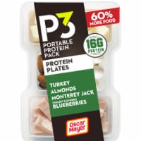 P3 Portable Protein with Turkey Almonds Jack Cheese & Yogurt Covered Blueberries Snack Pack