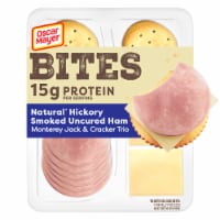 Oscar Mayer Natural Hickory Smoked Uncured Ham Monterey Jack Cheese & Crackers Snack Pack