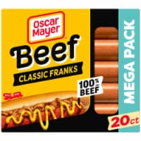 Oscar Mayer Classic Uncured Beef Franks Hot Dogs Mega Pack