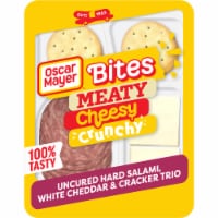 Oscar Mayer Natural Meat & Cheese Snack Plate with Hard Salami Cheddar Cheese & Crackers
