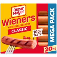 Oscar Mayer Classic Wieners Hot Dogs Mega Pack, Box Perspective: Main