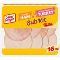 Oscar Mayer Honey Ham & Honey Smoked Turkey Sub Kit