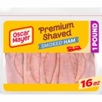 Oscar Mayer Premium Shaved Smoked Ham Sliced Deli Lunch Meat Perspective: Main