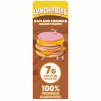 Lunchables Ham & Cheddar Cheese with Crackers Snack Kit
