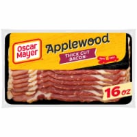 Oscar Mayer Naturally Hardwood Smoked Thick Cut Applewood Bacon, Pack Perspective: Main