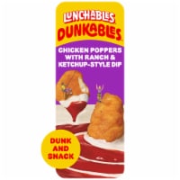 Lunchables Dunkables Chicken Poppers with Ranch & Ketchup-Style Dip