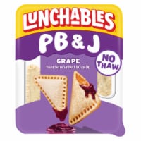 Lunchables PB&J Peanut Butter Sandwich & Grape Dip, Pack Perspective: Main