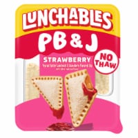 Lunchables PB&J Peanut Butter Sandwich & Strawberry Flavored Dip Perspective: Main