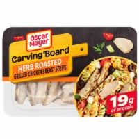 Oscar Mayer Carving Board Herb Roasted Grilled Chicken Breast Strips, Pack Perspective: Main