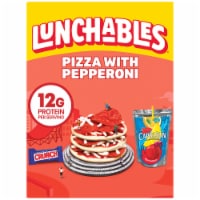 Lunchables Pepperoni Pizza with Capri Sun Drink & Crunch Candy Bar Kids Lunch Meal Kit