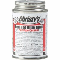 Christys™ Red Hot Blue Glue Blue PVC Cement