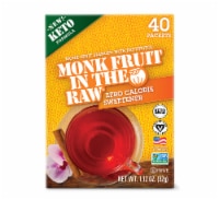 Monk Fruit in the Raw Zero Calorie Sweetener Packets