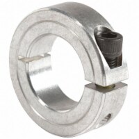 Climax Metal Products Shaft Collar,Std,Clamp,1/4 in Bore dia.  1C-025-A
