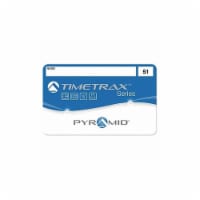 Pyramid Swipe Card,Blue/White,PK50  41304