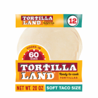 TortillaLand® Uncooked Flour Tortillas Soft Taco Size