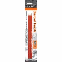Charcoal Pencils 2/Pkg-HB