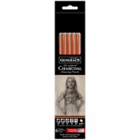 Charcoal Pencil Set 6/Pkg-Assorted Degrees