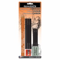 Pro Art Charcoal Pencils 4/Pkg-Assorted Colors, 1 count - Kroger