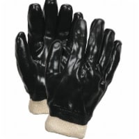 Mcr Safety Gloves,PVC,L,10 in. L,Interlock,PK12  6100