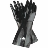 Mcr Safety Chemical Gloves,L,18 L,Blk,PR  6948