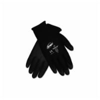 MCR™ Safety Ninja Hpt Pvc Coated Nylon Gloves, Medium, Black, Pair N9699M