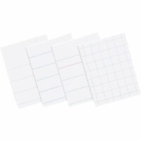 Pacon Composition Paper, 5-Hole, 8 X 10.5, Wide/Legal Rule, 500/Pack 2441
