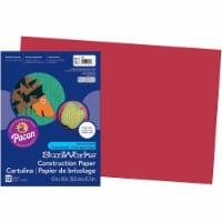 Sunworks Construction Paper, 58lb, 12 X 18, Red, 50/Pack P6107