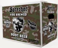 Sprecher® Fire Brewed Root Beer Bottles Case Perspective: Main