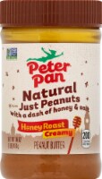 Peter Pan Natural Honey Roast Creamy Peanut Butter Perspective: Main
