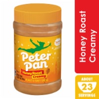 Peter Pan Creamy Honey Roast Peanut Butter Spread Made with Roasted Peanuts Perspective: Main