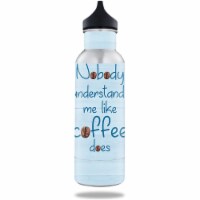 MightySkins BOKE12ST-Coffee Understands Me Skin for 12 oz Standard Keeper Bottle - Coffee Und