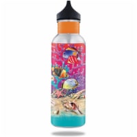 MightySkins BOKE12ST-Coral Garden Skin for 12 oz Standard Keeper Bottle - Coral Garden