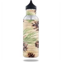 MightySkins BOKE12ST-Pine Collage Skin for 12 oz Standard Keeper Bottle - Pine Collage