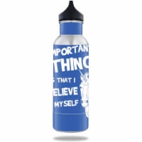 MightySkins BOKE12ST-Unicorns Believe Skin for 12 oz Standard Keeper Bottle - Unicorns Believ