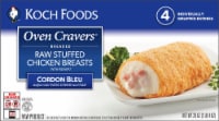 Koch Foods Oven Cravers® Uncooked Breaded Cordon Bleu Stuffed Chicken Perspective: Main