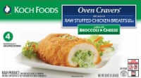 Koch Foods Oven Cravers® Broccoli & Cheese Stuffed Chicken Breasts Perspective: Main