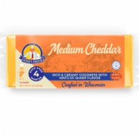 Steve's Cheese® Medium Cheddar Block Cheese Perspective: Main
