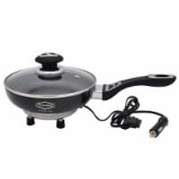 RoadPro 12 Volt Portable Electric Cooking Frying Pan with Non-Stick Surfaces