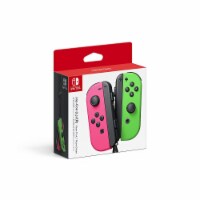 Nintendo Switch™ Pink/Green Joy Con Controllers Perspective: Main