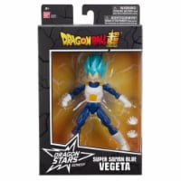 Bandai Dragonball Super Dragon Stars Super Saiyan Blue Vegeta Version 2 Action Figure Perspective: Main