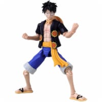 Bandai One Piece Anime Heroes Monkey D Luffy Dressrosa 5.5 Inch Action Figure Perspective: Main