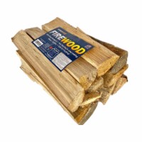TimberTote Natural Hardwood Mix Fire Log Firewood Bundle for Fireplace & Firepit